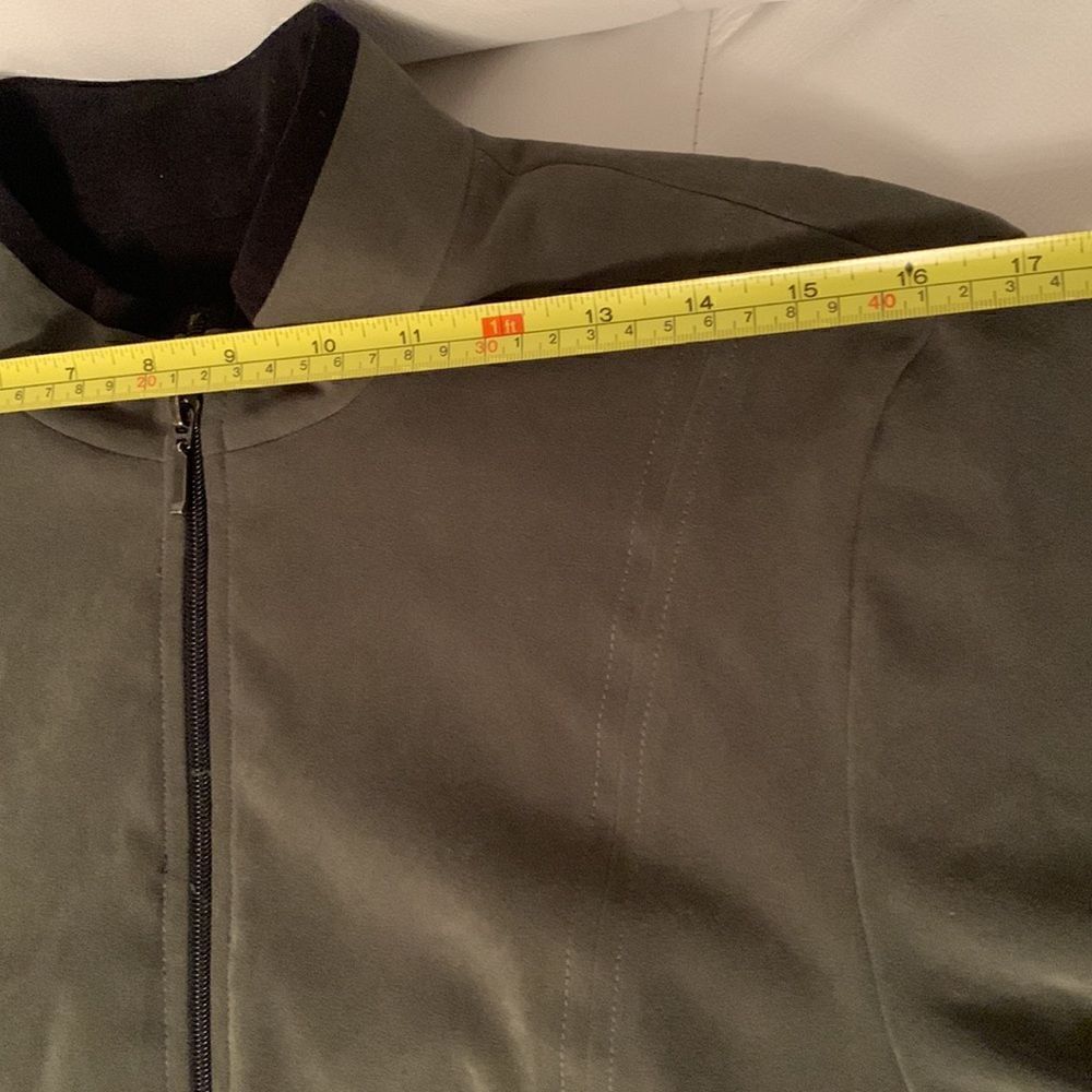 JM Collection Zip Up Jacket/ Pants Suede Set Size 12 - Picture 4 of 15